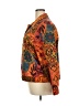 Coldwater Creek 100% Cotton Print Orange Jacket Size 2X - photo 5