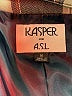Kasper A.S.L. 100% Viscose Checkered-gingham Green Blazer Size 16 - photo 6