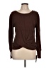 A. Byer Brown Long Sleeve Top Size L - photo 1