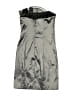 Betsy & Adam Metallic Silver Cocktail Dress Size 6 - photo 2