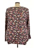 Lane Bryant Floral Black Pullover Sweater Size 22 - 24 Plus - photo 2