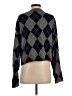 Edikted 100% Cotton Argyle Gray Pullover Sweater Size S - photo 2