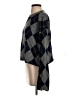 Edikted 100% Cotton Argyle Gray Pullover Sweater Size S - photo 5
