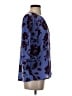 Ann Taylor Blue 3/4 Sleeve Blouse Size XS - photo 4