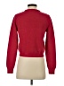 Line & Dot 100% Polyester Red Cardigan Size XS - photo 2