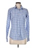 Thomas Mason for J.Crew Checkered-gingham Blue Long Sleeve Button-Down Shirt Size M (estimated) - photo 1