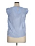 Monteau Blue Sleeveless Blouse Size XL - photo 2