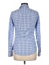 Thomas Mason for J.Crew Checkered-gingham Blue Long Sleeve Button-Down Shirt Size M (estimated) - photo 2