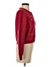 Line & Dot 100% Polyester Red Cardigan Size XS - photo 4