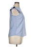 Monteau Blue Sleeveless Blouse Size XL - photo 4