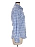 Thomas Mason for J.Crew Checkered-gingham Blue Long Sleeve Button-Down Shirt Size M (estimated) - photo 4