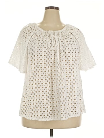 Lane Bryant Short Sleeve Blouse (view 1)