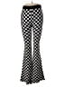 Blue Blush Checkered-gingham Black Yoga Pants Size S - photo 1