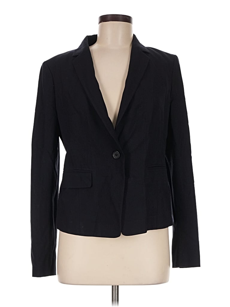 Pre-owned Ann Taylor Blazer Jacket In Black
