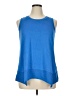Logo Layers Blue Sleeveless Top Size XL - photo 1