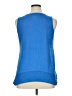 Logo Layers Blue Sleeveless Top Size XL - photo 2