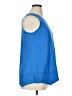 Logo Layers Blue Sleeveless Top Size XL - photo 4