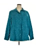 Sag Harbor 100% Polyester Paisley Teal 3/4 Sleeve Blouse Size 2X - photo 1