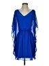 Express Solid Blue Cocktail Dress Size S - photo 1
