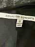 Collective Concepts 100% Polyester Floral Black Cocktail Dress Size S - photo 7