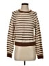 Splendid Stripes Brown Pullover Sweater Size XS - photo 1