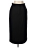 LOFT Versa Solid Black Formal Skirt Size 10 Petite - photo 1