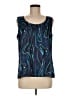 Dana Buchman 100% Polyester Teal Sleeveless Blouse Size M - photo 1