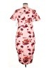 Alexia Admor Print Pink Cocktail Dress Size XL - photo 2