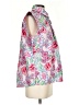 Crown & Ivy Floral Pink Sleeveless Button-Down Shirt Size S (petite) - photo 4