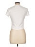 Shein White Short Sleeve T-Shirt Size L - photo 2