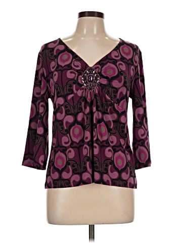 Apt. 9 3/4 Sleeve Blouse (view 1)