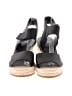 Eileen Fisher 100% Leather Black Wedges Size 7 - photo 2