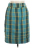 Downeast Argyle Teal Casual Skirt Size 6 - photo 2