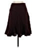 Ann Taylor 100% Polyester Solid Burgundy Formal Skirt Size 0 - photo 1