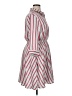 MELLODAY 100% Polyester Stripes White Casual Dress Size XL - photo 4