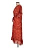 Max Studio 100% Polyester Paisley Red Casual Dress Size S - photo 5