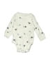 Carter's Print Ivory Long Sleeve Onesie 0-3 MO / 3 MO - photo 1
