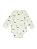 Carter's Print Ivory Long Sleeve Onesie 0-3 MO / 3 MO - photo 2