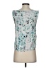LC Lauren Conrad 100% Polyester Teal Sleeveless Blouse Size XS - photo 2