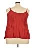 Torrid Floral Red Tank Top Size 3X Plus (3) - photo 2