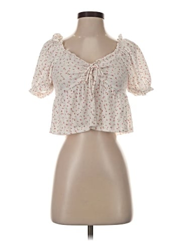 Pink Lily Short Sleeve Blouse (view 1)