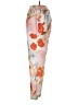 Unbranded Floral Orange Casual Pants Size L - photo 4