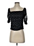 By Anthropologie Black 3/4 Sleeve Top Size S - photo 1