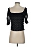 By Anthropologie Black 3/4 Sleeve Top Size S - photo 2