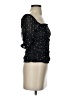 By Anthropologie Black 3/4 Sleeve Top Size S - photo 4
