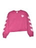 Crewcuts Outlet Hearts Pink Sweatshirt Size 10 - photo 1