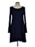 Peppermint Solid Blue Casual Dress Size L (estimated) - photo 1