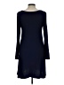 Peppermint Solid Blue Casual Dress Size L (estimated) - photo 2