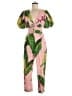 FARM Rio Tropical Pink Green Jumpsuit Size M - photo 1