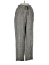 Athleta 100% Linen Chevron-herringbone Gray Linen Pants Size XXS - photo 1